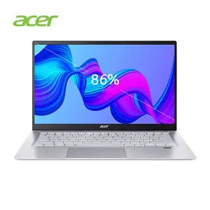 Laptop Acer Swift 3, Komputer Laptop 14 Inci Anti Silau Layar IPS FHD Notebook I5-1135G7 16GB 512GB Iris Xe Grafis Intel Evo