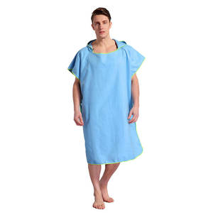 Poncho <span class=keywords><strong>à</strong></span> <span class=keywords><strong>langer</strong></span> pour femme <span class=keywords><strong>avec</strong></span> capuche pour le surf, la natation, la combinaison, compacte et légère. - Product Image 1