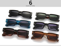 Nouvelles Lunettes de Soleil Carrées Populaires pour Femmes et Hommes, Style Vintage, Verres PC Miroir, Protection UV400, Idéales pour la Conduite et les Voyages