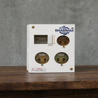 Boîtier de distribution industriel 3 prises DP MCB 20/2 AMP intérieur/extérieur, en métal, indice de protection IP66, garantie 10 ans, modèle KK52 OMDMS