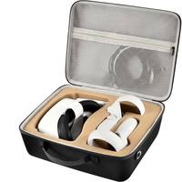 Étui personnalisé avec fermeture éclair, étui rigide portable en EVA pour lunettes VR, sac de rangement antichoc, design exclusif