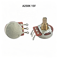 Potentiomètres de guitare série CTS 450G A250K à courbe audio, axe en laiton, 15F 18F, pour guitare électrique et basse