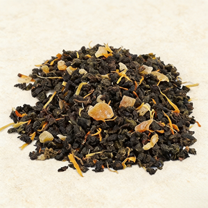 Thé en vrac biologique saveur cerise et rose, mélange de fruits, avec thé noir, 100g, emballage en sachet/boîte, qualité supérieure - Product Image 3