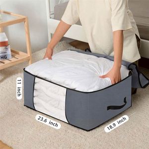 BSCI factory Foldable <b>Underbed</b> <b>Storage</b> <b>Bag</b> Home <b>Storage</b> Clothing Blankets Organizer - Product Image 6