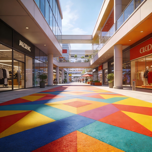 Gránulos de EPDM Resistentes a los Rayos UV, Color Brillante, para Superficies de Caminos y Aceras, Material Duradero y No Tóxico para Pasillos Peatonales Exteriores - Product Image 1