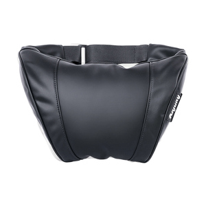 Anjuny PU cuero coche cuello soporte almohada-PP algodón, alivio de la fatiga del cuello | Cojín reposacabezas para asientos de coche - Product Image 1