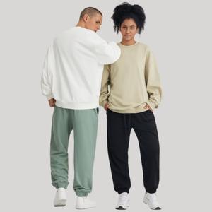 Unisex 330GSM Heavy Cotton <b>Sweatshirt</b> 100% Plain Crewneck Pullover Solid Pattern Plain Dyed for Autumn Streetwear Fashion - Product Image 6