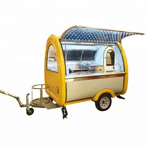 户外汉堡工厂餐饮移动快餐拖车小麦粉食品车定制移动餐厅餐厅设备