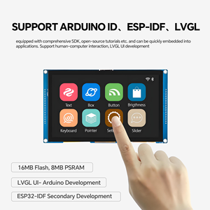 Module intelligent ESP32 S3 avec écran tactile TFT RGB 7 pouces 800*480, compatible Arduino LVGL, Wi-Fi, Bluetooth et UART - Product Image 4