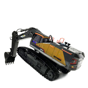 รถขุดวิทยุบังคับ Huina 1592 รุ่น RC Excavator 1/14 แบบถังโลหะ 22 ช่อง หมุนได้ 680 องศา - Product Image 4