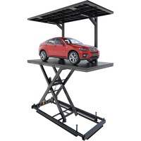 Table élévatrice à ciseaux électrique en matériau personnalisé, plateforme de déchargement fixe hydraulique à ciseaux pour le transport de marchandises