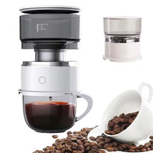 Cafetière portable Beeman, mini, à filtre, intelligente et automatique, <span class=keywords><strong>avec</strong></span> moulin intégré, pour les voyages et la préparation manuelle du café en extérieur - Product Image 1