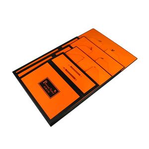Fabrik-Großhandel Lagerbestand von Hochwertigen Orangefarbenen Magnetischen Tragbaren Faltbaren Geschenkverpackungsboxen mit Individuellem Logo - Product Image 1