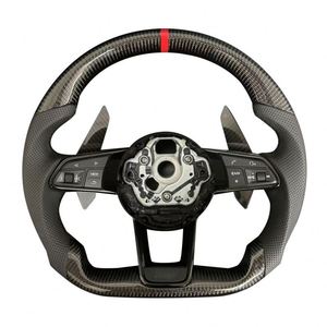 อุปกรณ์ตกแต่งพวงมาลัยคาร์บอนไฟเบอร์แบบกำหนดเองสำหรับ <span class=keywords><strong>Audi</strong></span> <span class=keywords><strong>RS</strong></span> A1 A3 A4L A5 A6L <span class=keywords><strong>Q2</strong></span> Q3 Q5 Q7 A7 S4 S5 S7 8V B8 C7 2007-2021 - Product Image 1