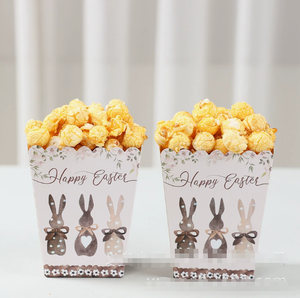Cajas de Cartón Resistentes DAMAI al por Mayor para Palomitas de Maíz con Diseño de Conejo 3D de Pascua, para Fiestas, Dulces y Aperitivos - Product Image 4