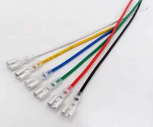 Sıcak satış 2.8mm 4.8mm 6.3mm erkek dişi konektörler bahar maça bıçak terminali Jumper tel - Product Image 5