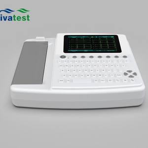 เครื่องตรวจคลื่นไฟฟ้าหัวใจแบบพกพา พร้อมจอแสดงผลสัญญาณชีพหลายค่า แบตเตอรี่ในตัว ได้รับการรับรองมาตรฐาน CE สำหรับใช้ในโรงพยาบาล - Product Image 4