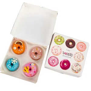 Goedkope Koop Custom Gedrukt Groothandel Donut Nemen Away Box Met Logo Afdrukken