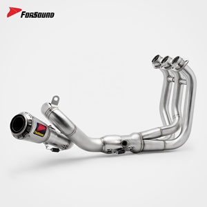 Système d'échappement complet Forsound Factory à prix de gros MT09 FZ09, style Akrapovic, silencieux court en acier inoxydable pour MotoGP, course - Product Image 4
