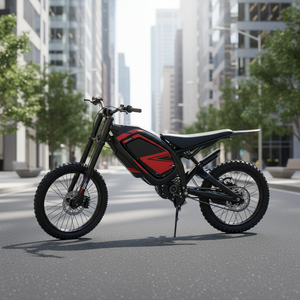 Cruiser Dirt Bike Motorcycle Scooter <b>72V</b> Lithium <b>Battery</b> Sportbike with 80km/h Speed Made in China & GUA - Product Image 3
