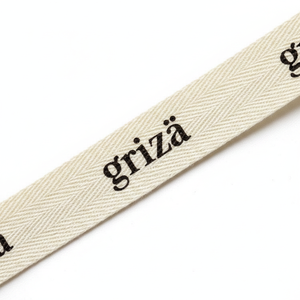 Cinta de Algodón a Rayas Naturales de 2 cm, Jacquard de Doble Cara, Ecológica, con Logotipo Personalizado, para Regalos Corporativos, Venta al Por Mayor - Product Image 6