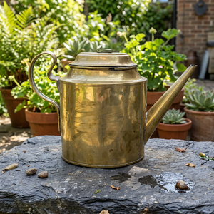 Hervidor de agua hecho a mano olla de cobre Retro tetera de agua hirviendo hogar olla caliente restaurante sopa Gas boca larga olla de latón - Product Image 3