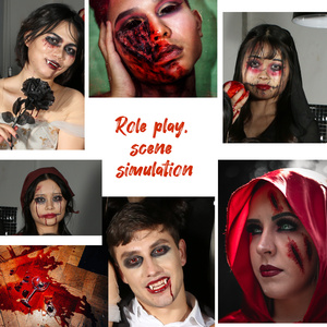 Fête personnalisée ville <span class=keywords><strong>Zombie</strong></span> éclaboussures théâtre liquide faux spray de sang artificiel pour Halloween Cosplay - Product Image 3