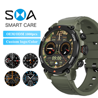 Montre connectée personnalisée de votre marque, faible MOQ, service OEM ODM, étanche, tracker d'activité avec moniteur de fréquence cardiaque ECG