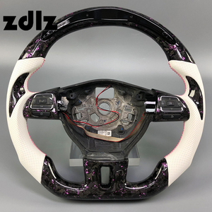 Pour Volkswagen VW <span class=keywords><strong>Golf</strong></span> <span class=keywords><strong>6</strong></span> MK6 MK7 <span class=keywords><strong>GTI</strong></span> Jetta Passat CC volant en Fiber de carbone forgé à LED personnalisé - Product Image 1