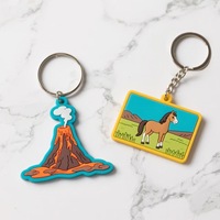 Regalo promocional empresarial para llaveros con logotipo personalizado, llaveros de PVC 2D y 3D, llavero personalizado de goma suave.