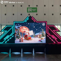 Écran LED de location pour événements intérieurs de Noël P2.6 P2.9 P3.9 Panneau mural vidéo LED 500*500mm pour scène, spectacle de fin d'année et toile de fond de fête