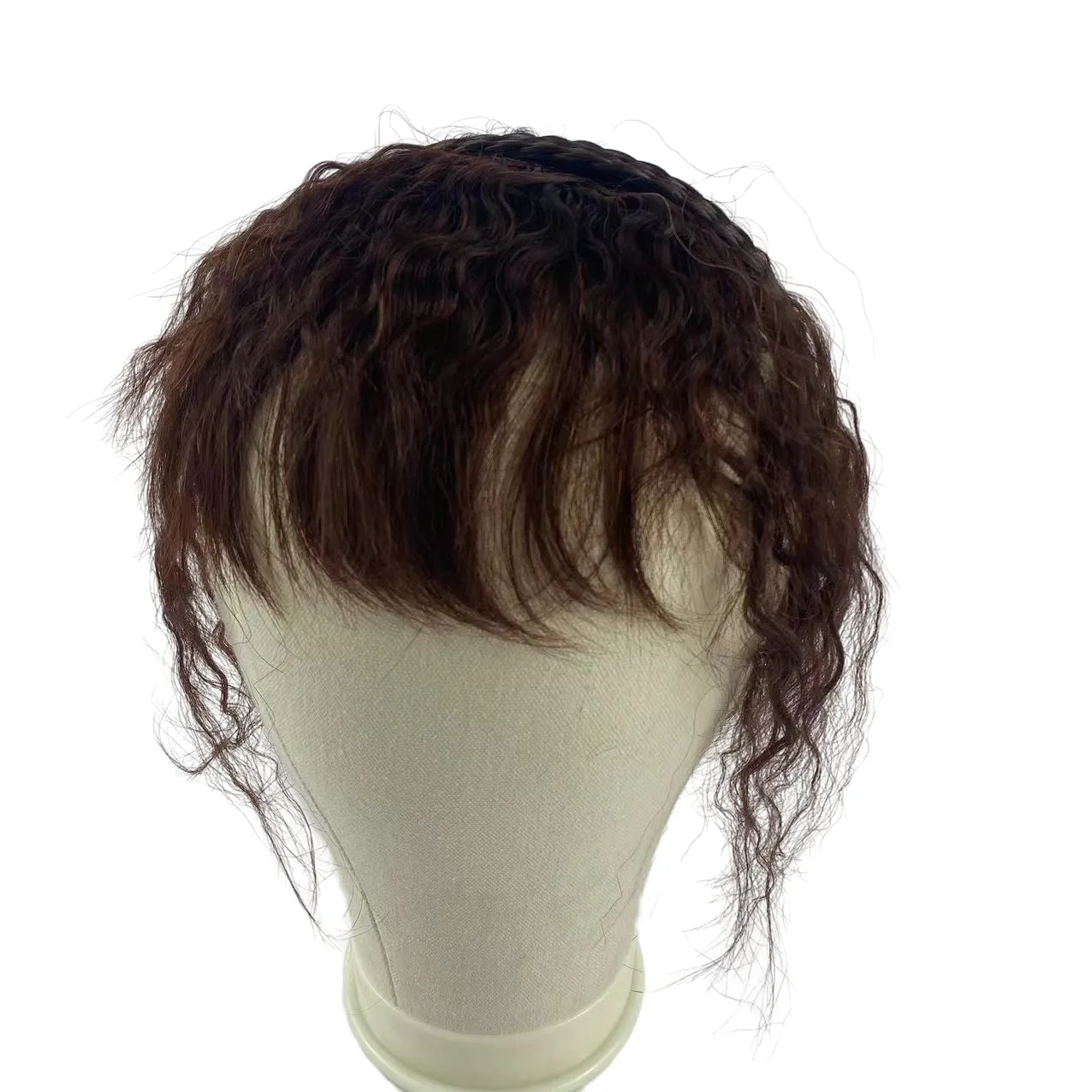 Bangs Hair Braided Headband Natural Looking Hair Hoop With Neat Fringe Bangs For Women Girls Hair Accessories