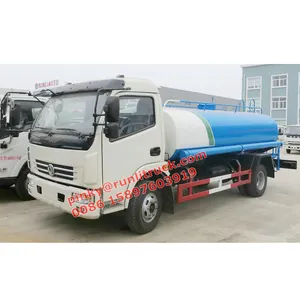 DFAC 8000Liter Wasser transport tank Dongfeng Water Bowser Truck 8 Tonnen mit Pumpen anruf WhatsApp 86 15897603919