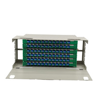 Boîtier de distribution de fibres optiques 72 cœurs SC UPC, panneau de brassage ODF 19 pouces pour centre de données FTTH