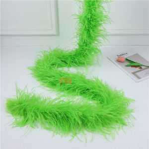 Bán buôn 1ply đà điểu lông BOA màu sắc khác nhau nhuộm ưa thích xoăn lông cho trang trí đám cưới - Product Image 2