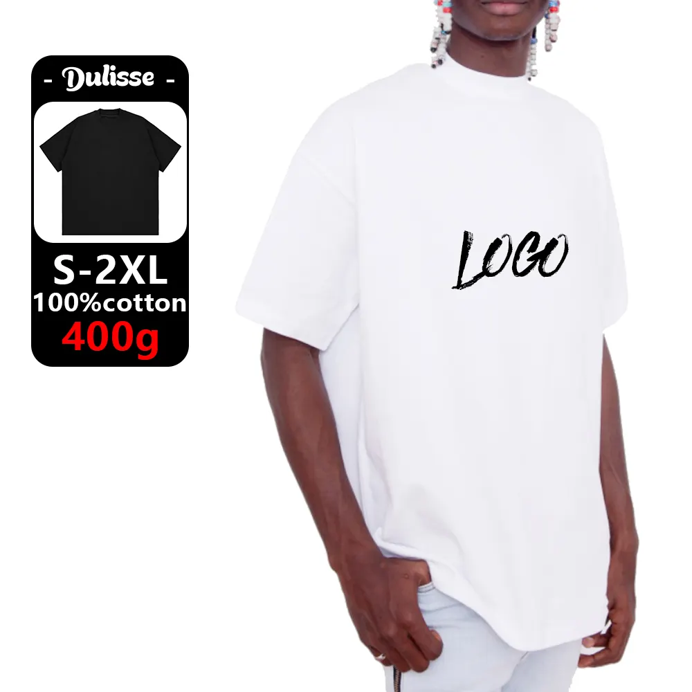 OEM-Hersteller individuelles LOGO 250 gms 100 Baumwolle Tropfen-Schulter Übergröße Vintage Anime Siebdruck Streetwear Herren-T-Shirts