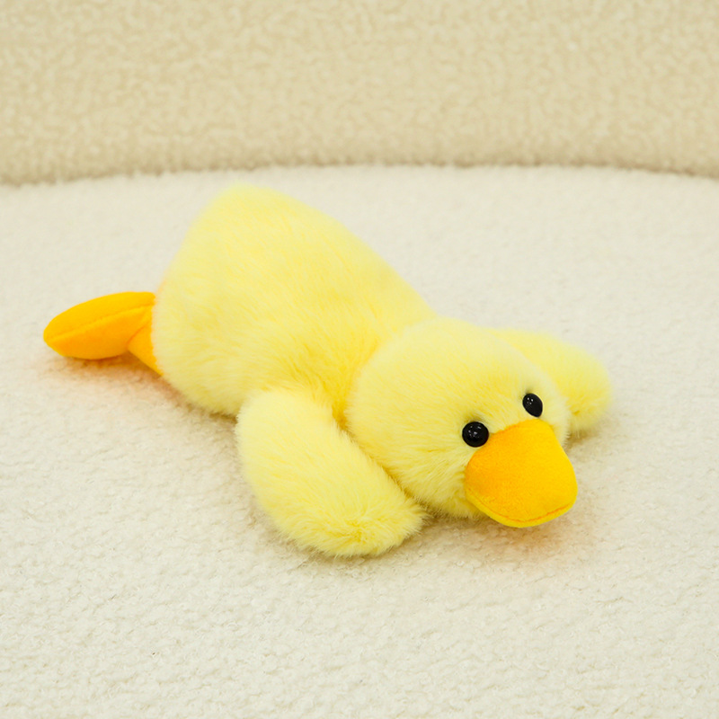 Origin lying flat yellow duck