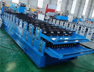 Roof Use Double Layer Roofing <b>Sheet</b> Roll Forming Machine Corrugated Trapezoidal Steel Roof <b>Tile</b> Making Machine Price - Product Image 6