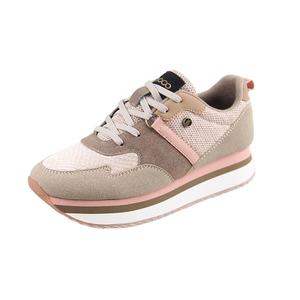 Китайский новый дизайн, женские замшевые кроссовки на плоской подошве EVA + TPR, обувь для бега - Product Image 1