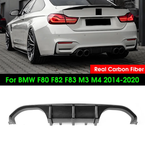 Difusor de Parachoques Trasero Inferior Estilo MP de Fibra de Carbono para <span class=keywords><strong>BMW</strong></span> F80 <span class=keywords><strong>M3</strong></span> F82 F83 M4 <span class=keywords><strong>Competition</strong></span> CS GTS 2014-2020, 51192350697 - Product Image 4