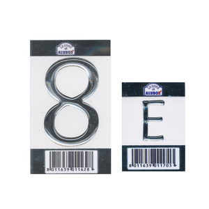 Adesivi per auto personalizzati ALUBOX NC/C lettera civica - Product Image 1