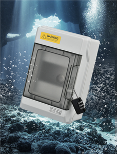 Panneau de distribution électrique AC/DC 12 voies en matériau PC ignifuge de haute qualité avec <span class=keywords><strong>disjoncteur</strong></span> et fusible, indice de protection IP66 - Product Image 3