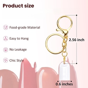 Nouvel Arrivage – Gloss Hydratant Personnalisable Effet Lumière Aquatique avec Porte-clés – Sérum et Laque à Lèvres - Product Image 2