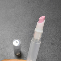 Stylo de soin des cuticules, tube de 2 ml, emballage plastique transparent pour huile de soin des ongles et huile nourrissante