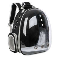 Sac de transport pliable transparent pour animaux de compagnie, sac à dos de voyage grande capacité pour chiens et chats