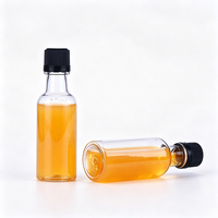 Botol Plastik PET 50ml dengan Logo Kustom, Kemasan Mini untuk Minuman Keras, Wadah Minuman Alkohol untuk Promosi Merek