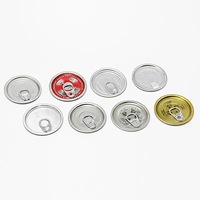 Couvercle en aluminium à ouverture facile de 52 mm (202, 209, 300, 603) avec logo personnalisé pour canettes en aluminium, métal, plastique et tubes en papier