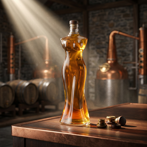 Botella <span class=keywords><strong>de</strong></span> <span class=keywords><strong>Licor</strong></span> <span class=keywords><strong>de</strong></span> Vidrio Flint Personalizada con Forma <span class=keywords><strong>de</strong></span> Cuerpo <span class=keywords><strong>de</strong></span> Mujer, con Capacidad <span class=keywords><strong>de</strong></span> 700ml/750ml y Tapa Segura Estilo <span class=keywords><strong>Guala</strong></span> - Product Image 1