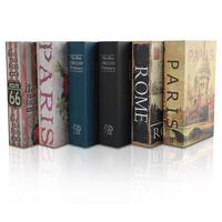 Fabricant Vente en gros Rangement de sécurité en métal personnalisé Mini dictionnaire Casier de sécurité Coffre-fort secret pour livres avec 2 serrures à clés