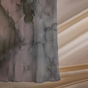 Nova Vela Aquarela Pedra Impresso Modal Hijab Lenços Ombre Mármore Soft Rayon Viscose Mulheres Muçulmanas Xale - Product Image 3